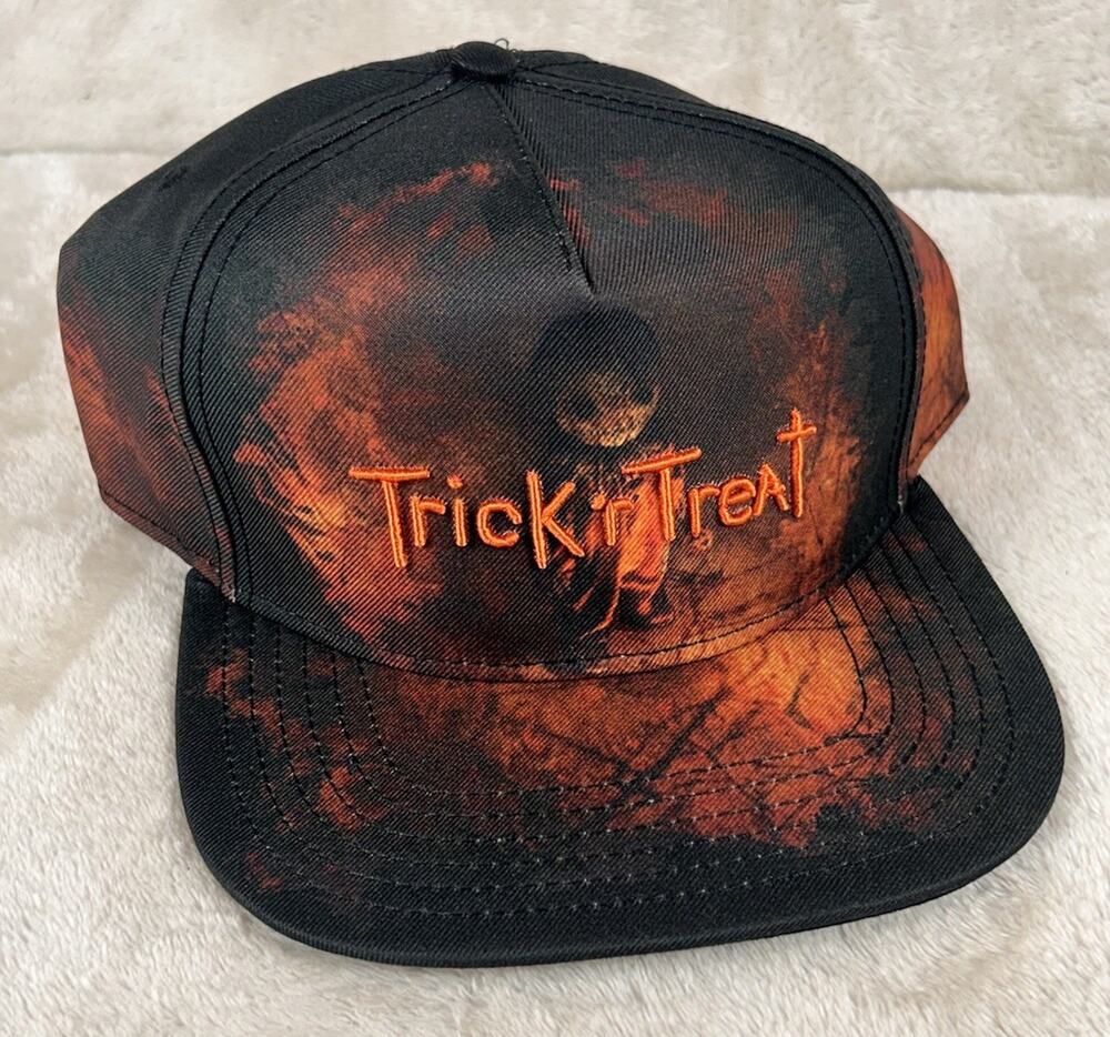Spencer's Hat Trick 'R Treat Ripple Junction Snapback Sam Halloween Black Cap
